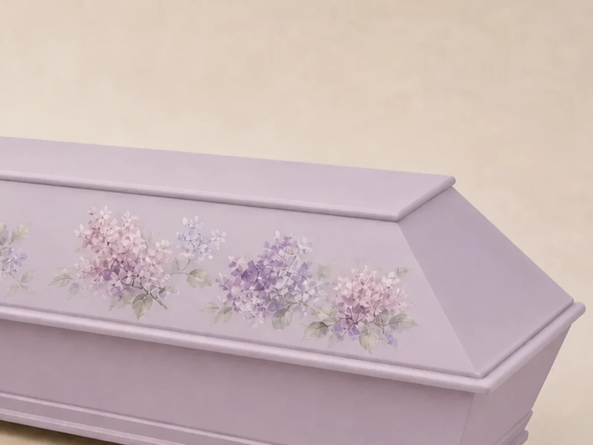 Detail čistých levandulových ploch