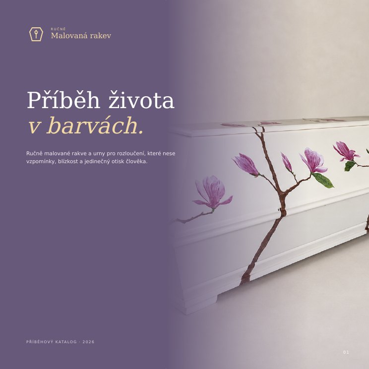 Cover of the Painted Coffins and Urns story catalogue