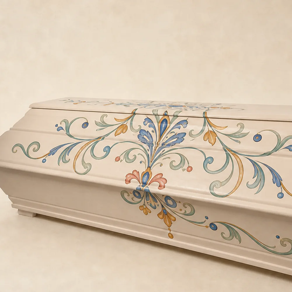 Secesní ornament — detail středové linie